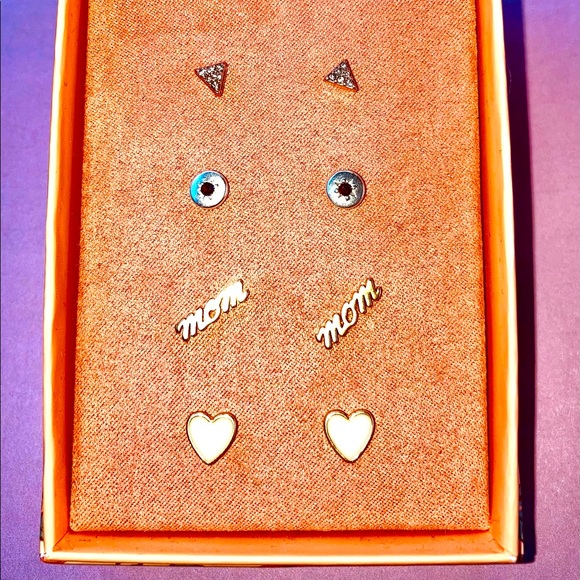 Lucky Brand Jewelry - Final Sale Price Lucky Brand Pierced Earrings -4pr Adorable Funwear